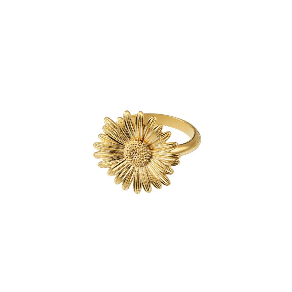Metal Daisy Flower Ring | Orelia