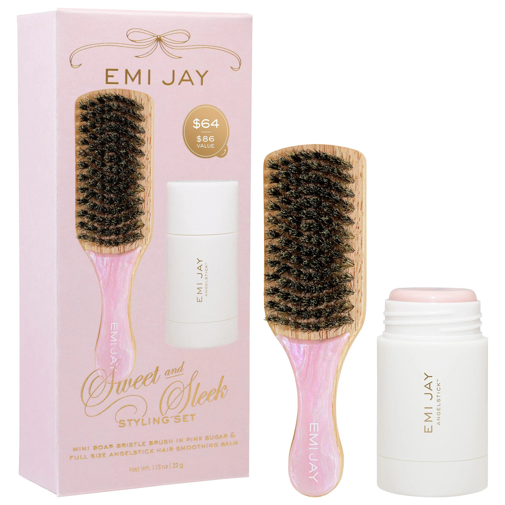 Emi Jay Sweet and Sleek Styling Gift Set with Angelstick and Mini Boar Bristle Brush | Sephora (US)