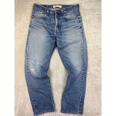 Vintage Levi's 2000 505 Jeans Mens 34x32 Regular Fit Blue Faded Distressed Y2K | eBay US