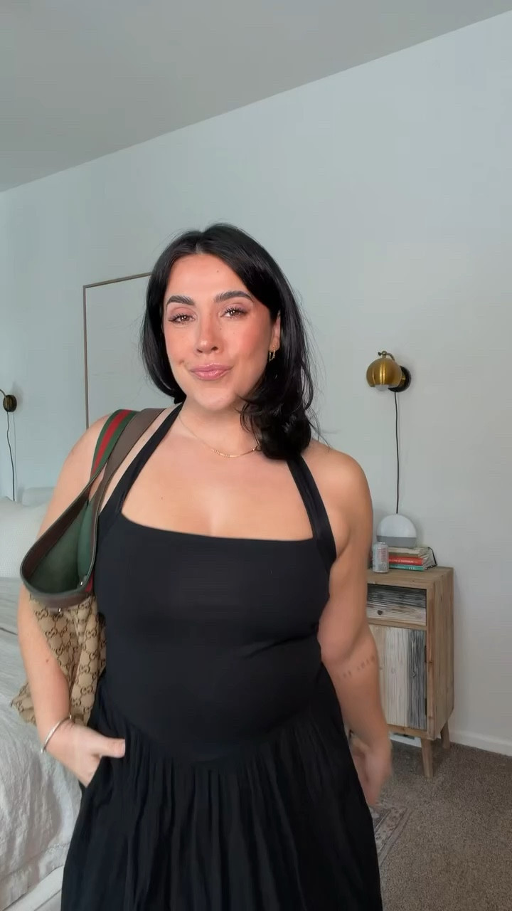 A little Aerie Dress/romper roundup for spring! Flattering dresses on an Inverted triangle. 

All Medium except the first halter dress! 

#LTKMidsize #LTKootd #LTKSeasonal