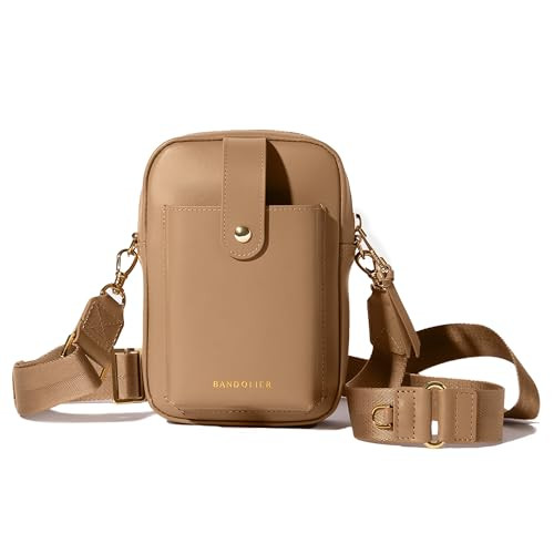 Bandolier Dillon Bag Crossbody | Stylish Pebble Leather Bag | Adjustable Strap, Exterior Slip Pocket | Small Bags for Women | Amazon (US)
