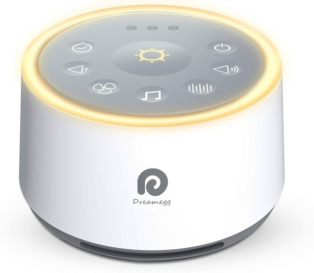 Dreamegg White Noise Machine with Night Light, Portable Sound Machine Baby | Amazon (CA)