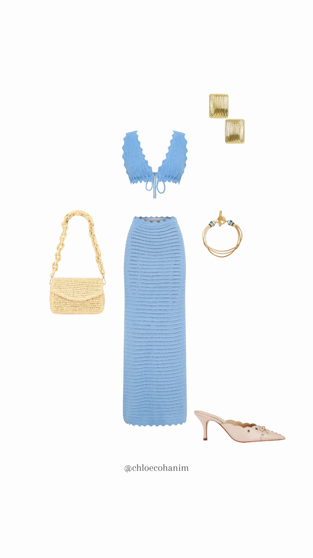 blue crochet set outfit, vacation matching set, beachy knit outfit, spring co-ord look, pastel summer style, two piece crochet outfit, resort wear for women, stylish travel outfit, feminine knit fashion, scalloped edge outfit

#LTKTravel #LTKStyleTip #LTKSeasonal