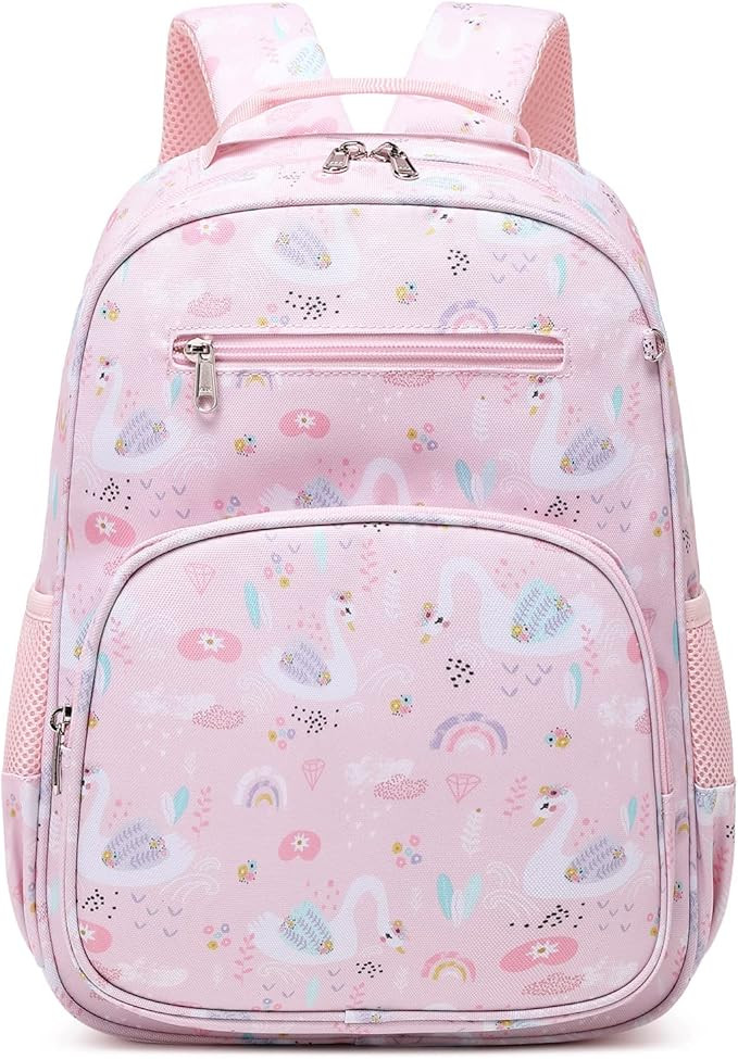 abshoo Swan Backpack for Kid Little Small Girls Bookbag Preschool Toddler Backpack (Swan) | Amazon (US)