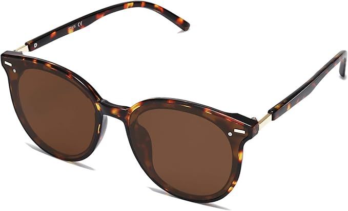 SOJOS Classic Round Retro Plastic Frame Vintage Inspired Sunglasses BLOSSOM SJ2067 | Amazon (US)