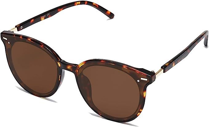 SOJOS Classic Round Retro Plastic Frame Vintage Inspired Sunglasses BLOSSOM SJ2067 | Amazon (US)