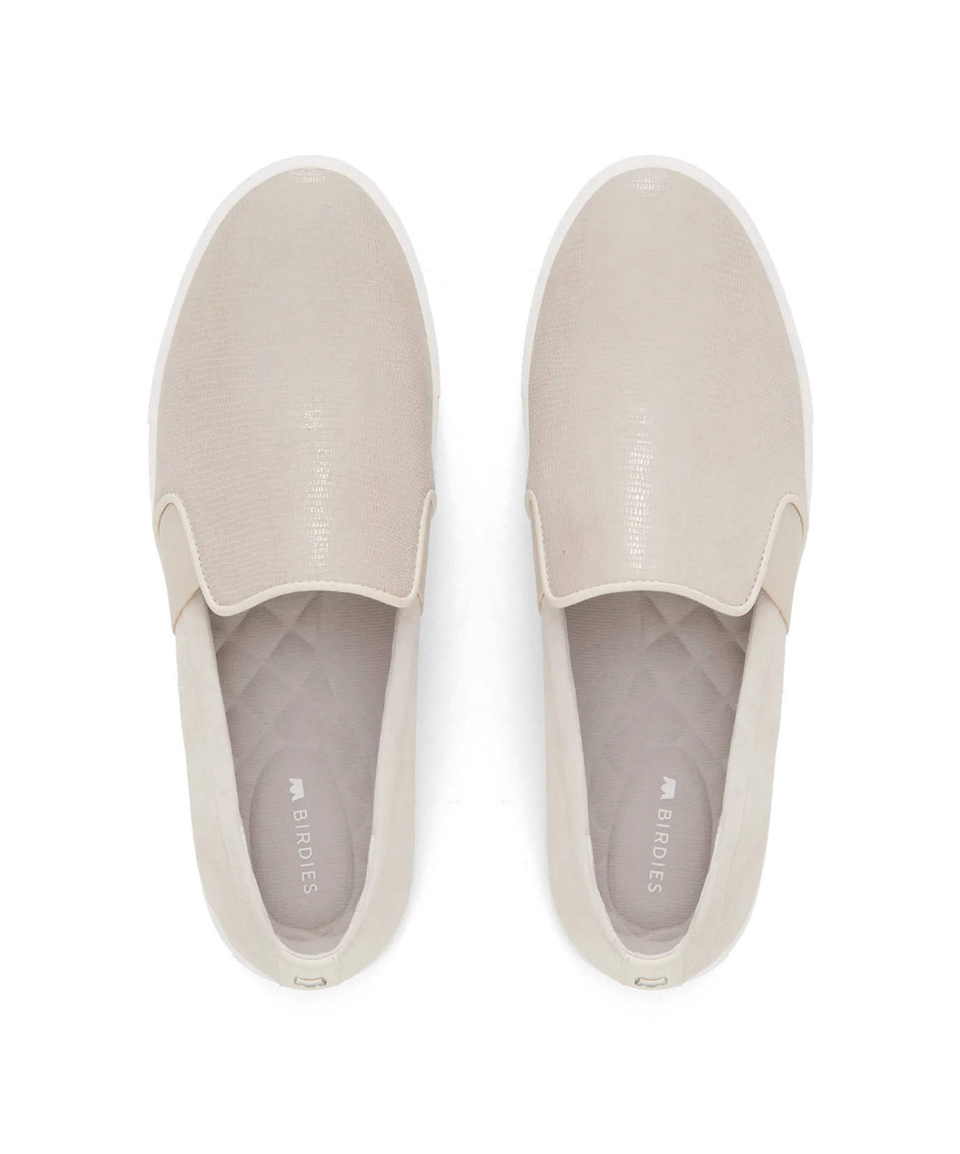 The Swift - Bone Embossed Leather | BIRDIES