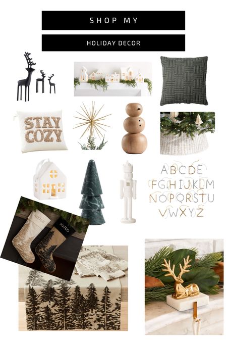 Christmas decor | Holiday decorations | minimalist decor | modern decor | home accessories | 

#LTKHoliday #LTKhome #LTKSeasonal