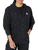 adidas Men's Mélange Full Zip Hoodie | Amazon (US)
