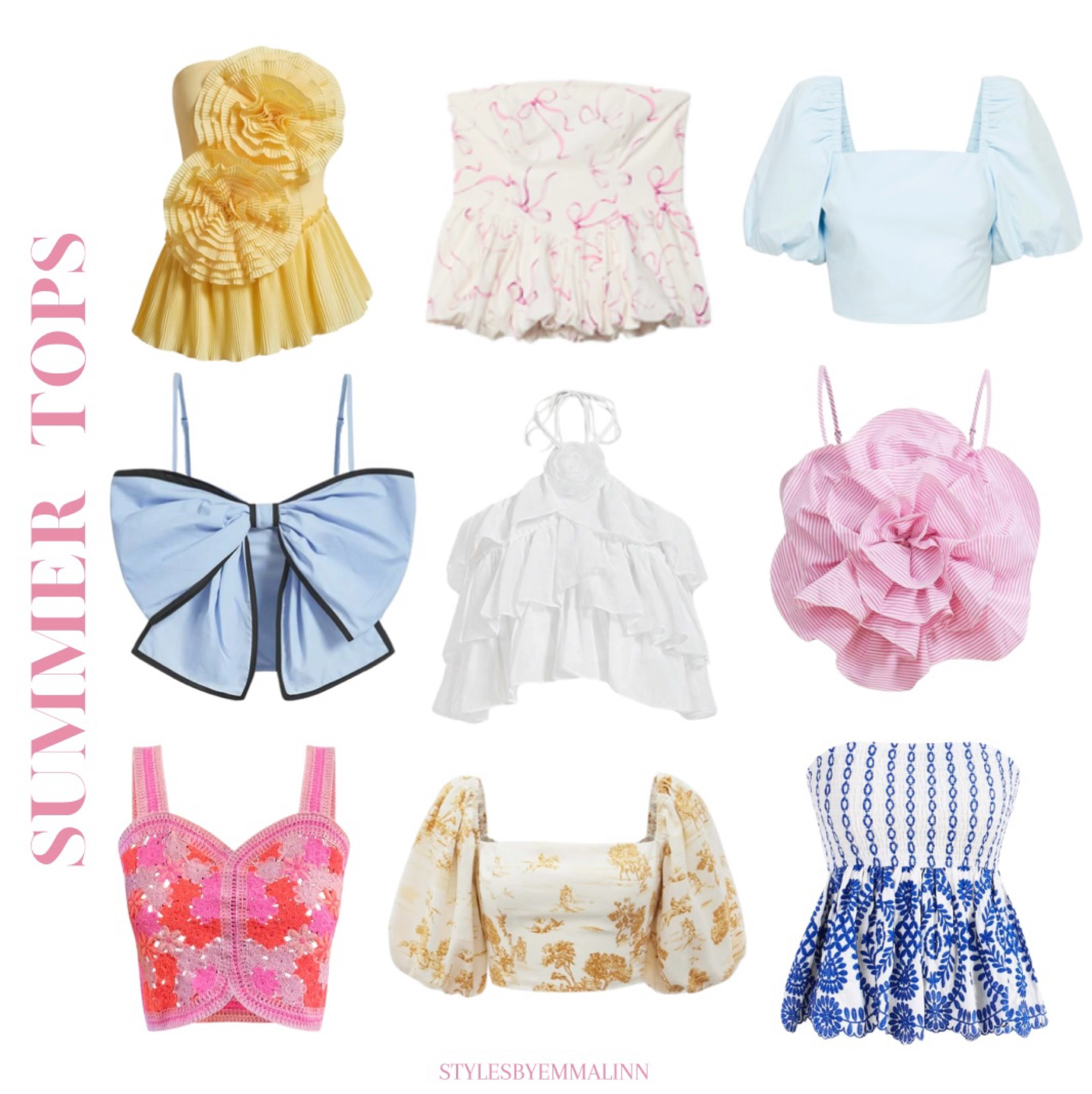 Fun & affordable summer tops 💛

Summer tops, summer top, statement top, statement summer top, colorful top, summer blouse, summer crop top, summer daytime top, daytime top, dinner top, lunch top, brunch top, summer style, trending style, trendy style, ootd, outfit style, Styles by Emma Linn, Emma Linn, Shein, Aritzia, colorful tops

#LTKSeasonal #LTKStyleTip #LTKFindsUnder50
