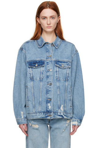 ANINE BING - Blue Rory Denim Jacket | SSENSE
