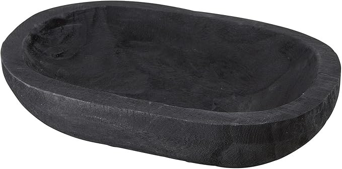 Santa Barbara Design Studio TableSugar Paulownia Wood Dough Bowl, 12 x 7.5-Inch, Black | Amazon (US)