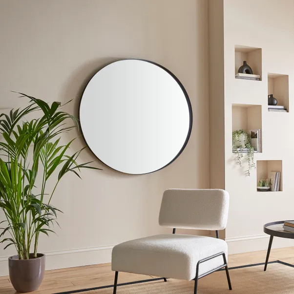 New York Round Wall Mirror | Dunelm