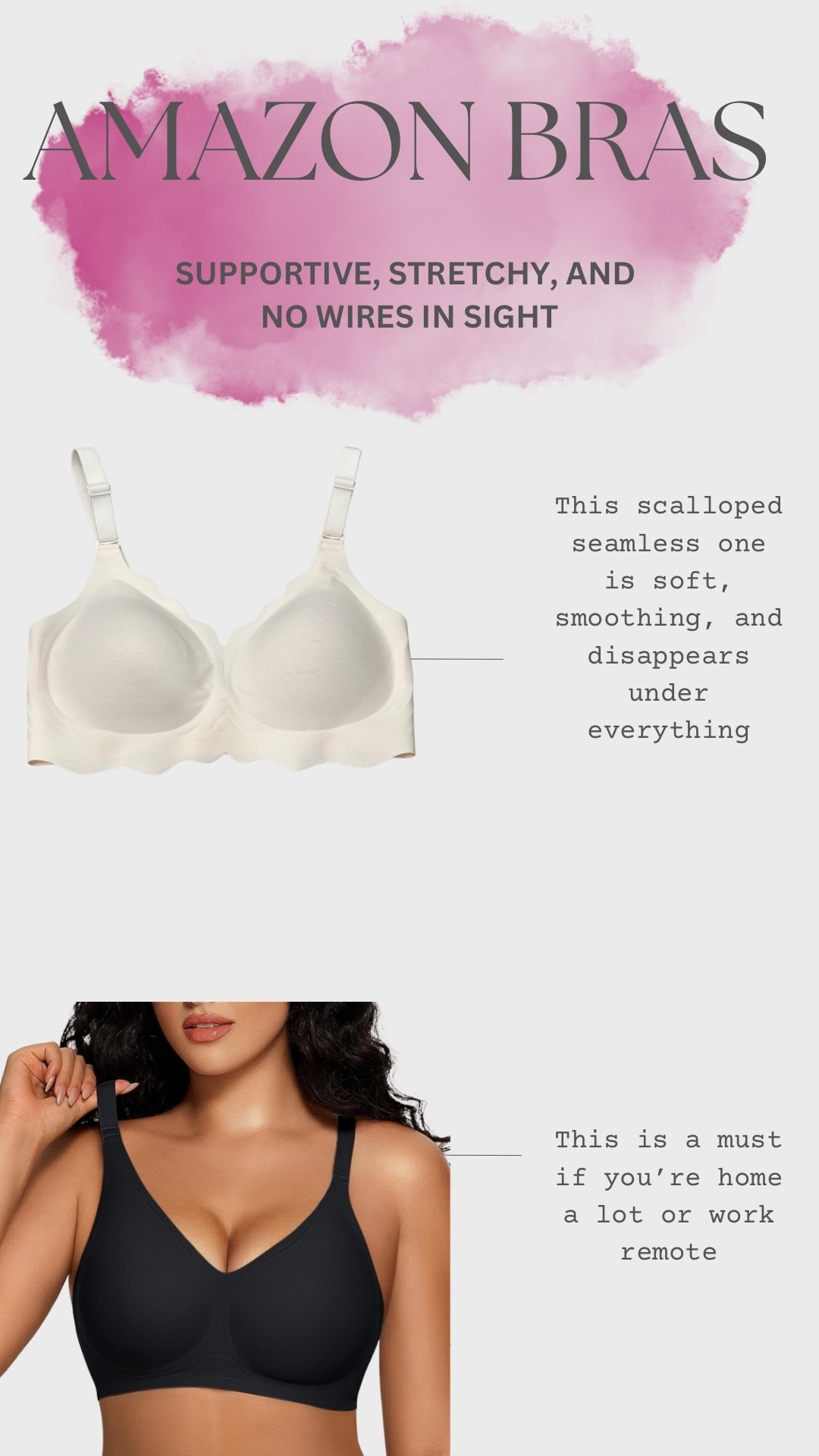 When your bra feels like nothing but still looks this cute 🤌🏼

This scalloped seamless one is soft, smoothing, and disappears under everything 

#ScallopedBra #ComfyAndCute #EverydayEssentials #WardrobeMustHave #AmazonFinds #LTKUnderwear

#LTKSaleAlert #LTKActive #LTKFindsUnder50