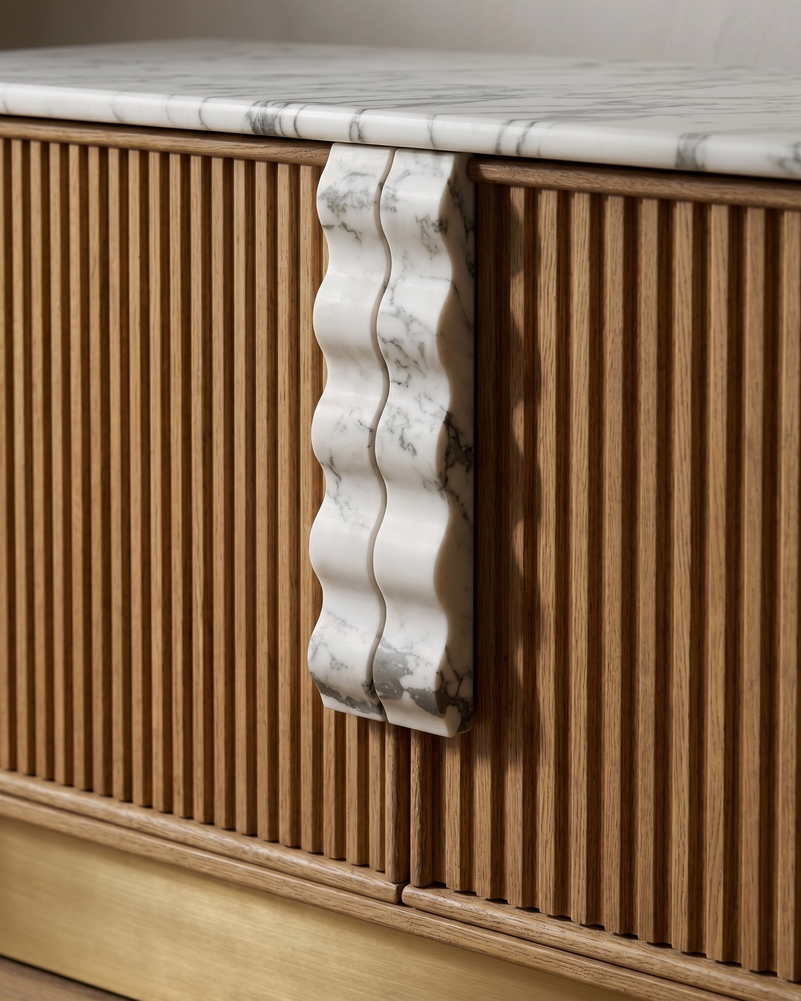 Shop the look:
- Marble handles
- Brass handles 
- Wood console
- Tables

#LTKhome #LTKsale #LTKstyletip