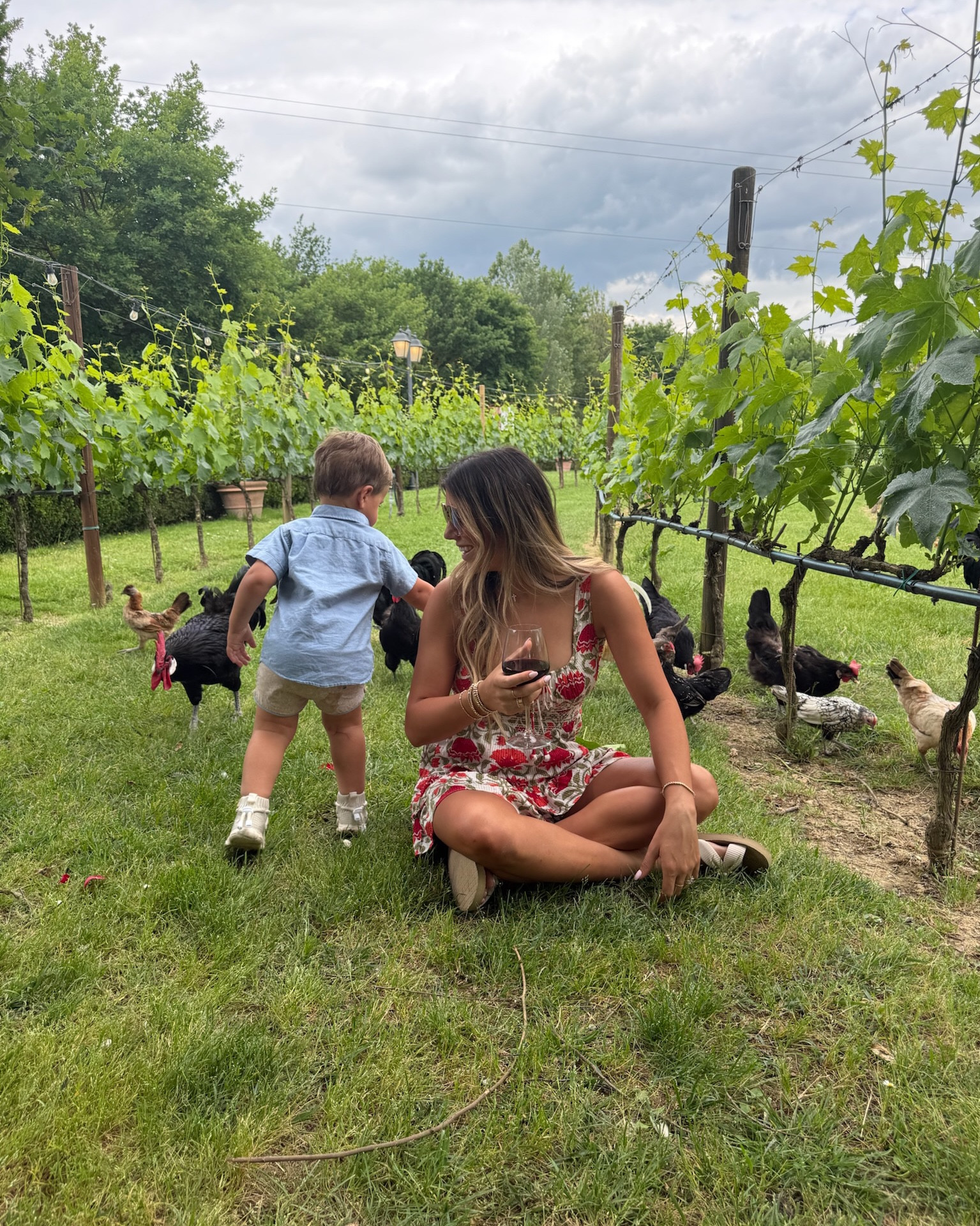 Went to a winery and there were chickens EVERYWHERE, Cape is in complete heaven

#LTKBaby #LTKTravel #LTKStyleTip