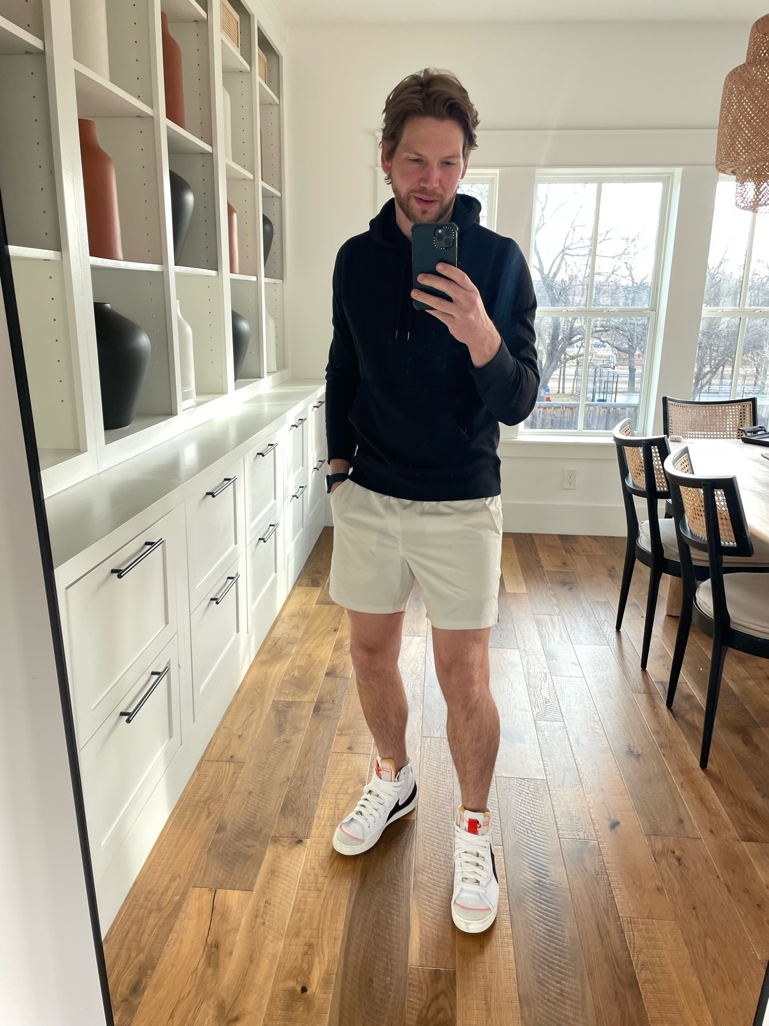 Men’s Amazon Try on haul—
Amazon essentials French Terry hoodie- super soft and fit is true.
Aware stretch active shorts- great fit and super comfortable. 

#LTKmens #LTKfit #LTKunder50
