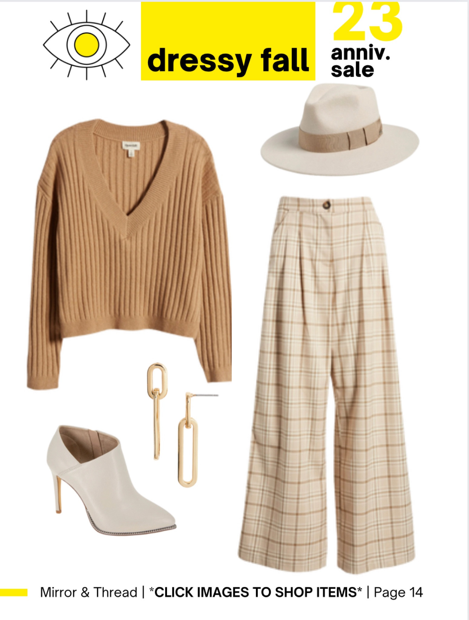 Plaid wide leg pants, ribbed sweater, and white booties from the Nordstrom anniversary sale! 

#LTKstyletip #LTKxNSale #LTKFind