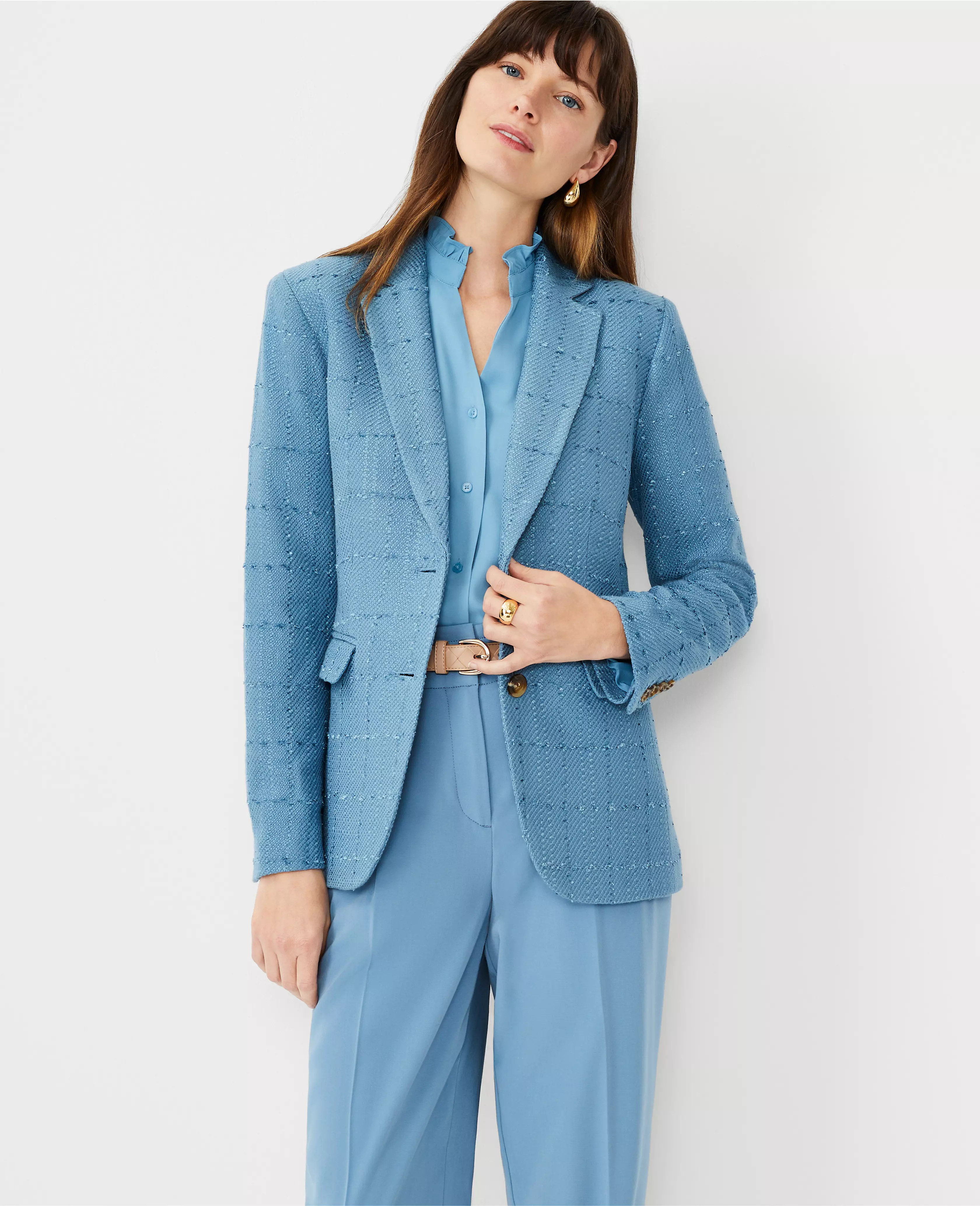 The Greenwich Blazer in Tweed | Ann Taylor (US)