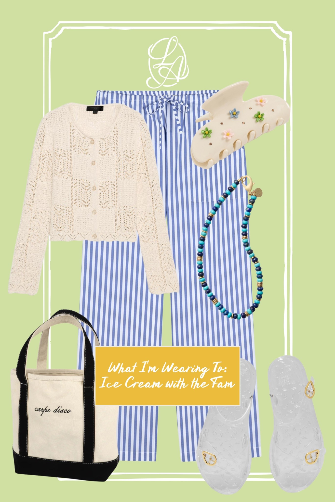 These new Donni striped pants are going to be on repeat all summer. 