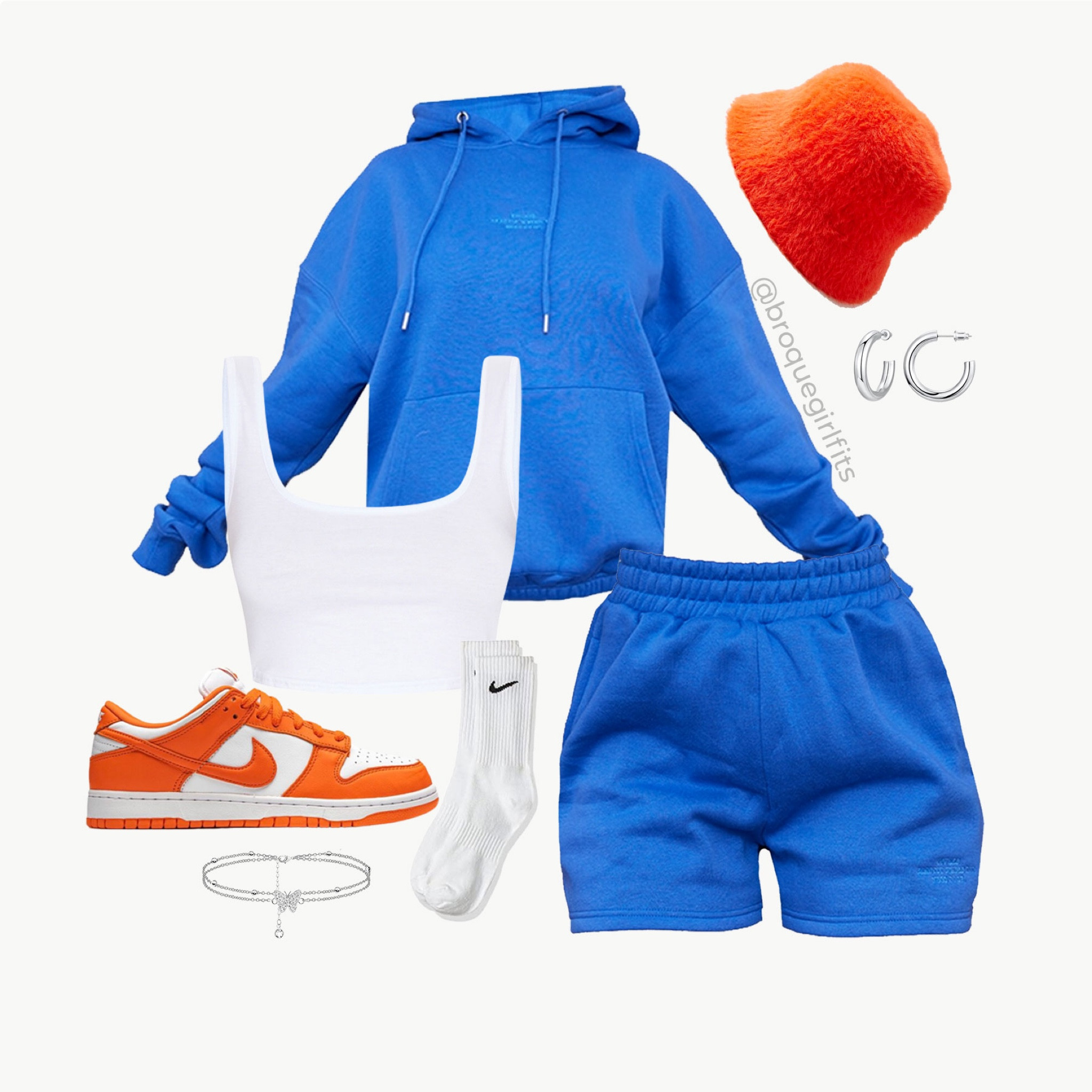 Bright cozy fit loungewear royal blue hoodie and sweat shorts
#ltkfits #ltkfinds #outfitinspo 

#LTKunder100 #LTKfit #LTKstyletip