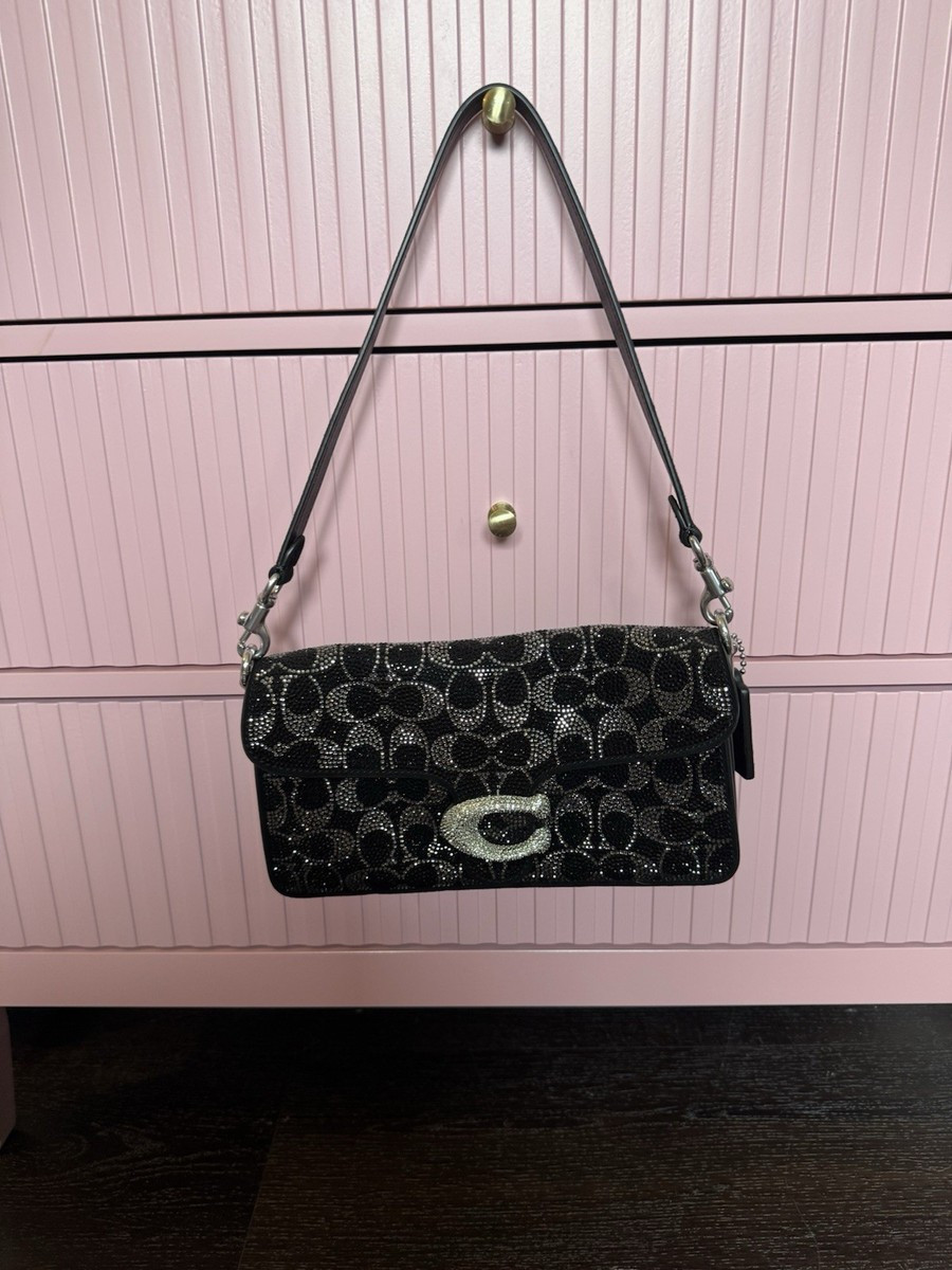 Coach Tabby 26 Signature Beaded Crystal  Shoulder Bag | eBay | eBay US
