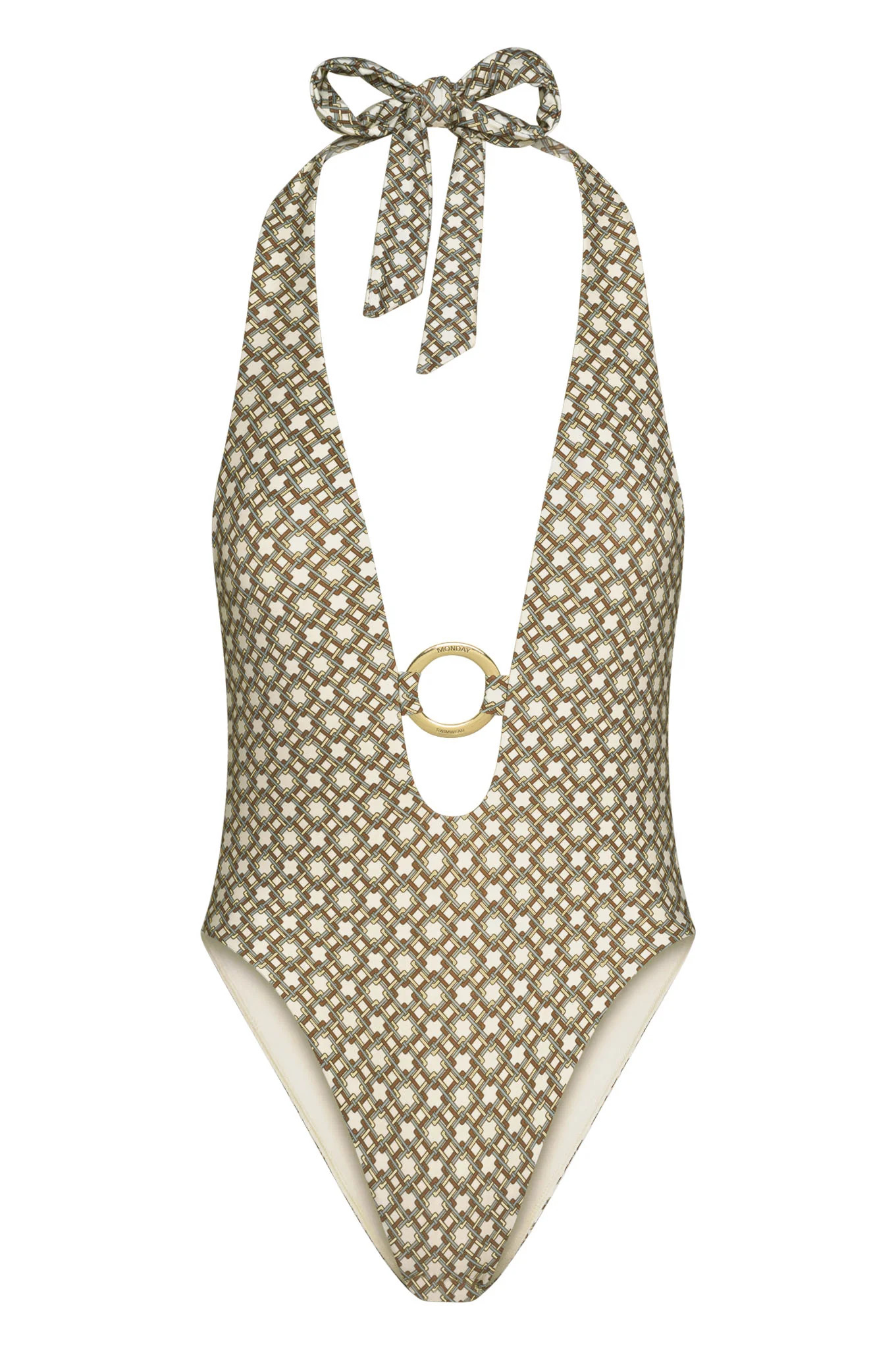Montego One Piece - Tile Geo | Monday Swimwear