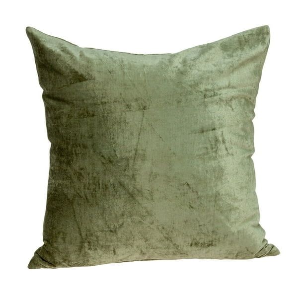 Parkland Collection Sphene Olive Solid Throw Pillow | Walmart (US)