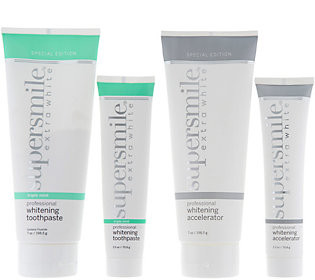 Supersmile Extra White Teeth Whitening Kit w/Travel Set | QVC