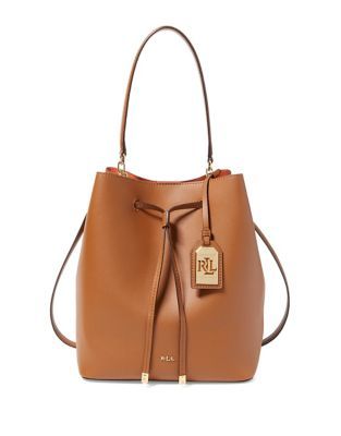 Lauren Ralph Lauren - Dryden Medium Drawstring Leather Bag | Lord & Taylor