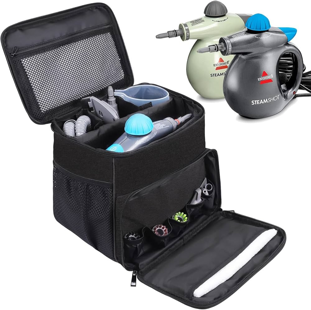 Adjustable Compartments Carry Bag Compatible with Bissell SteamShot Hard Surface Steam Cleaner 39... | Amazon (US)