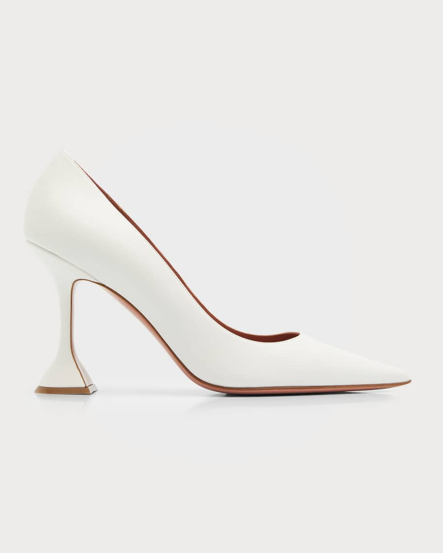 Ami Lambskin Pedestal Pumps | Neiman Marcus
