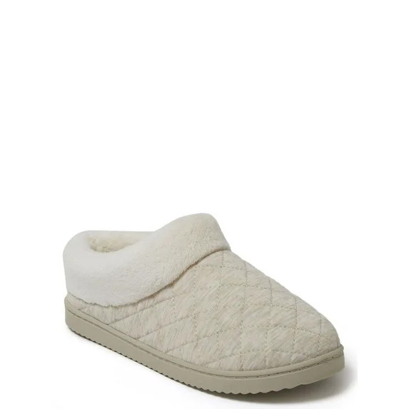 Dearfoams Cozy Comfort Women's Quilted Jersey Clog | Walmart (US)
