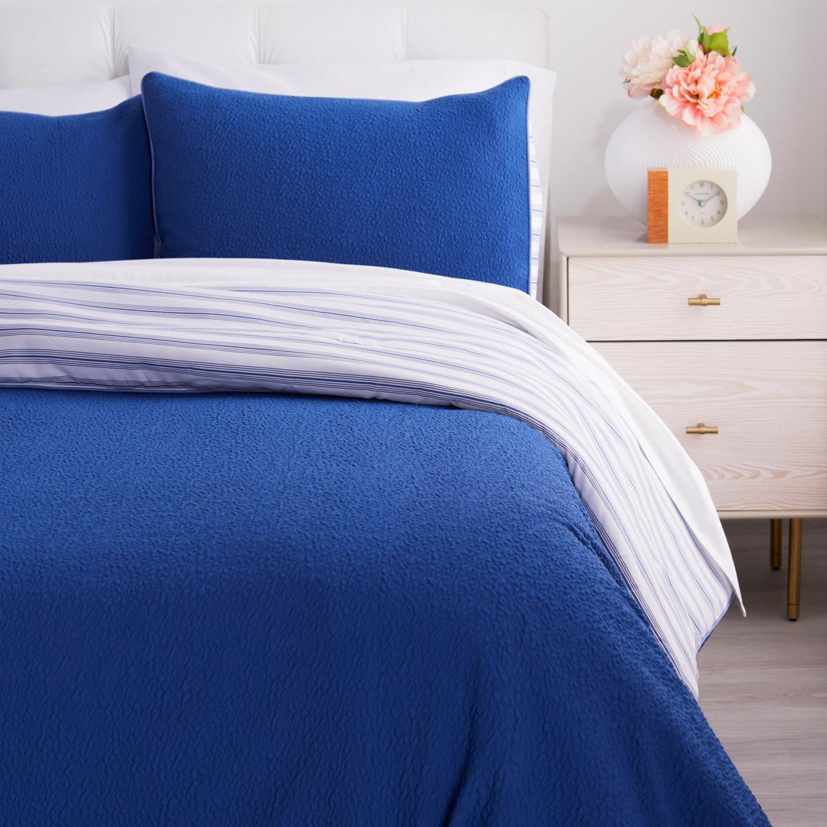 South Street Loft 3-piece Seersucker Coverlet Set | HSN