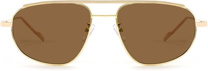 FEISEDY Small Retro Aviator Sunglasses Women Men Vintage Trendy Metal Frame Sun Glasses B2906 | Amazon (US)