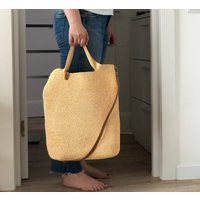 Crochet Summer Raffia Bag. Natural Large Straw Bag | Etsy (US)