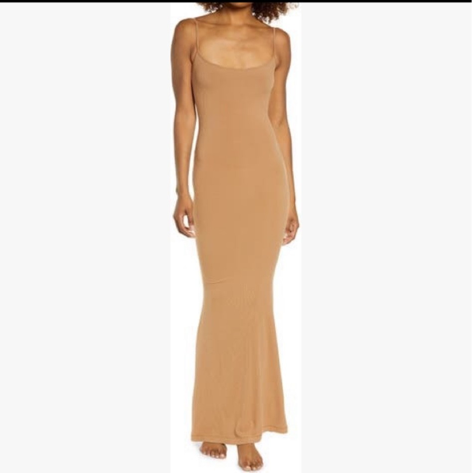 Skim dress 
#dress #skim #fall #weddingguest 

#LTKsalealert #LTKSeasonal #LTKwedding