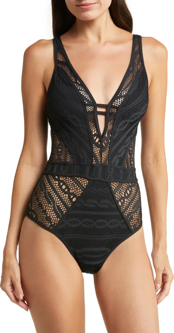 Colorplay Lace One-Piece Swimsuit | Nordstrom