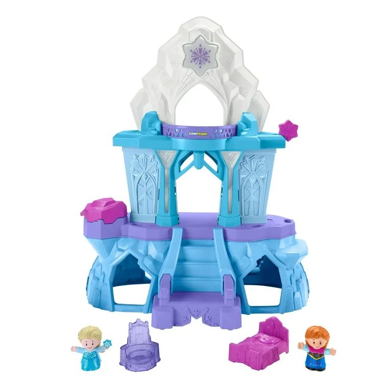 Fisher-Price Disney Frozen Elsa’s Enchanted Lights Palace By Little People | Walmart (US)