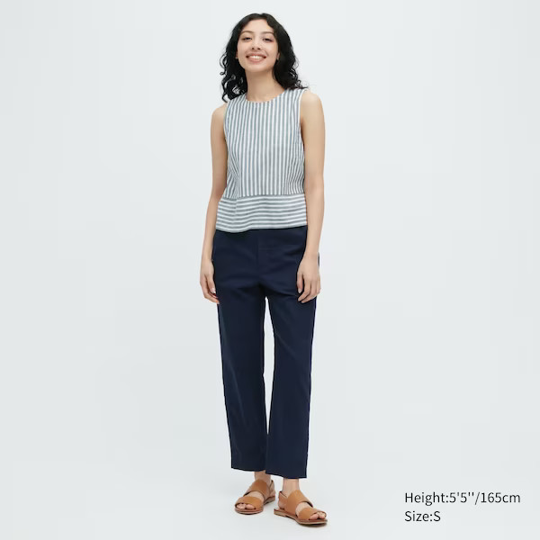 Linen Cotton Tapered Pants | UNIQLO (US)