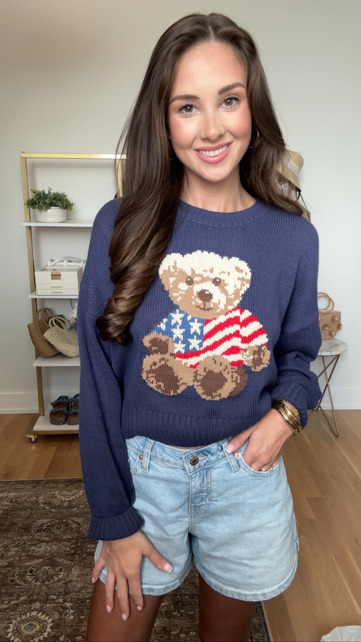 Target Teddybear American flag sweater!

Target, 4th of July, sweater.
