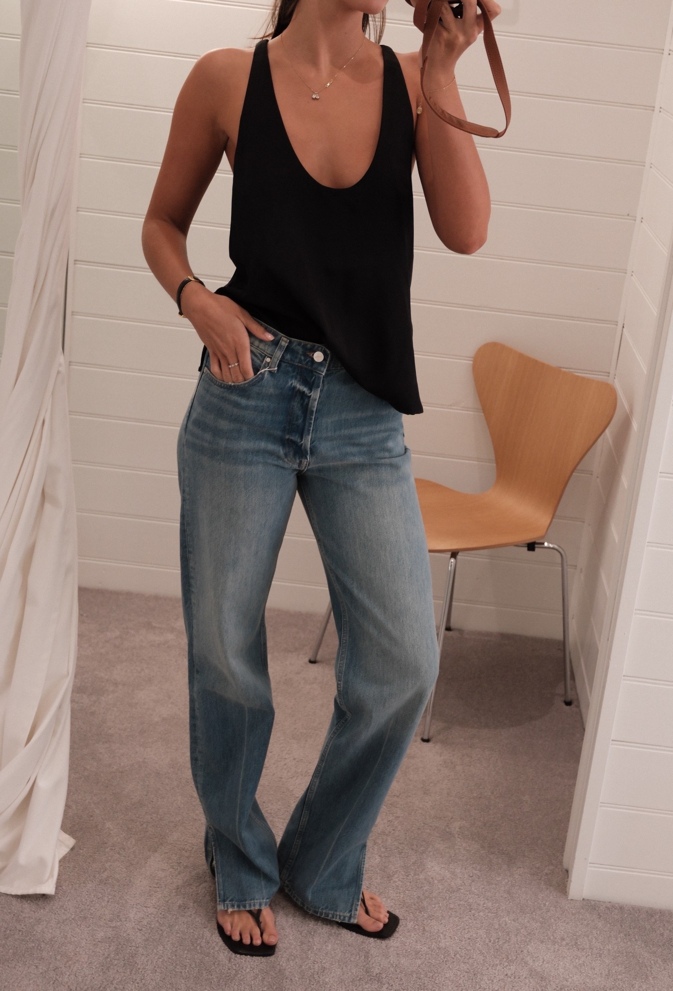 A favourite style of denim from anine bing called the ‘Roy Jeans’