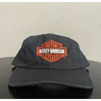 Vintage Harley Davidson Hog Snapback Hat Made USA Osfa 3D Motorcycle Truckers Biker 1980S 80S | Etsy (US)