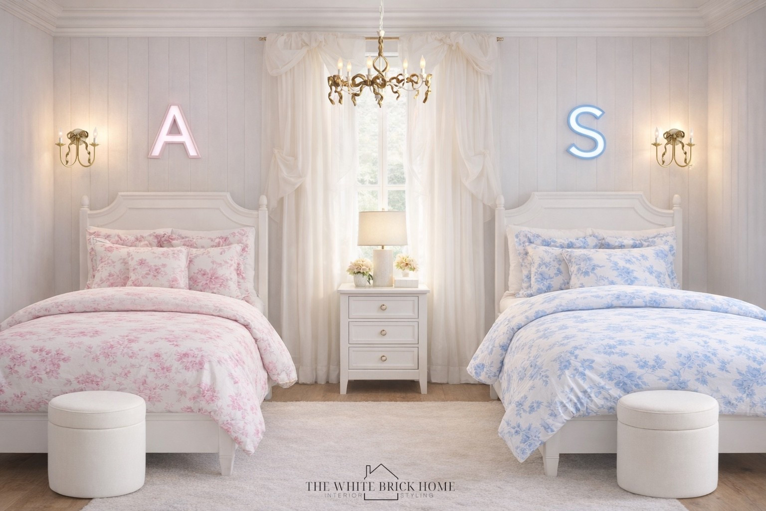 A dreamy loveshackfancy inspired shared girls room that blends charm and florals to create a space both siblings will adore! 

Girls room, girls bedroom, girls room bed, shared bedroom, shared girls room, shared kids room, girls room rug, girls room bed, girls room wall art, girls room wall name, girls room lighting, girls room nightstand, girls room decor ideas, girls room furniture, girls room theme, girls room curtains, girls room bedding, pink girls room, blue girls room, girls room chandelier, loveshackfancy, loveshackfancy bedroom, pottery barn teen, pottery barn kids 

#LTKHome #LTKKids #LTKSaleAlert
