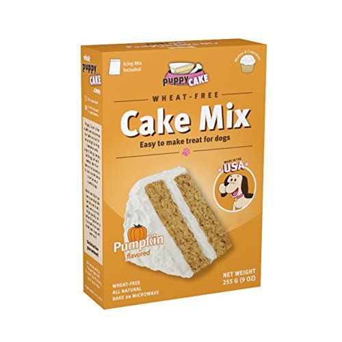 Puppy Cake Pumpkin Cake Mix and Frosting (Wheat-free) for Dogs | Amazon (US)
