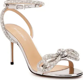 Mach & Mach Double Crystal Bow Sandal (Women) | Nordstrom | Nordstrom