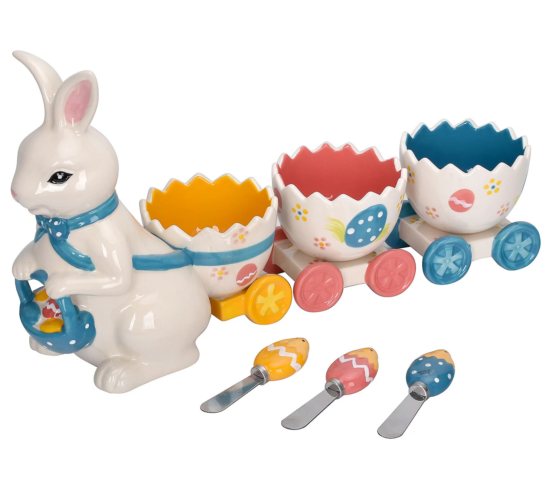 Temp-tations 8-pc Bunny Train Appetizer Set | QVC