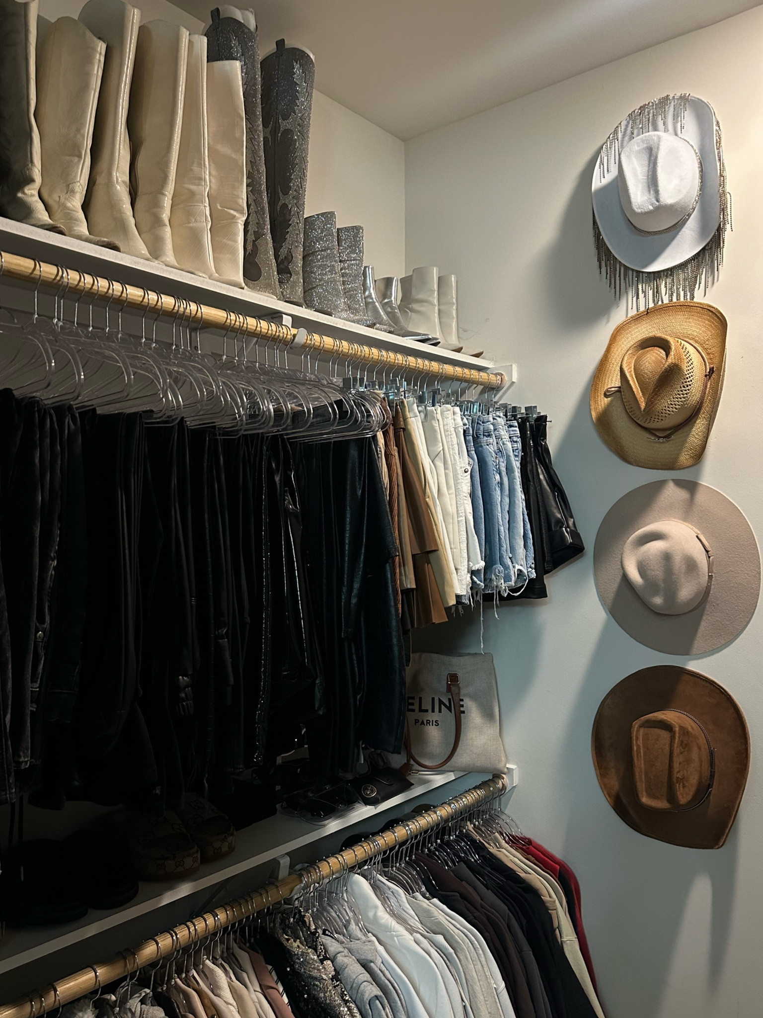 Acrylic thin closet hangers 

#LTKfindsunder50 #LTKhome