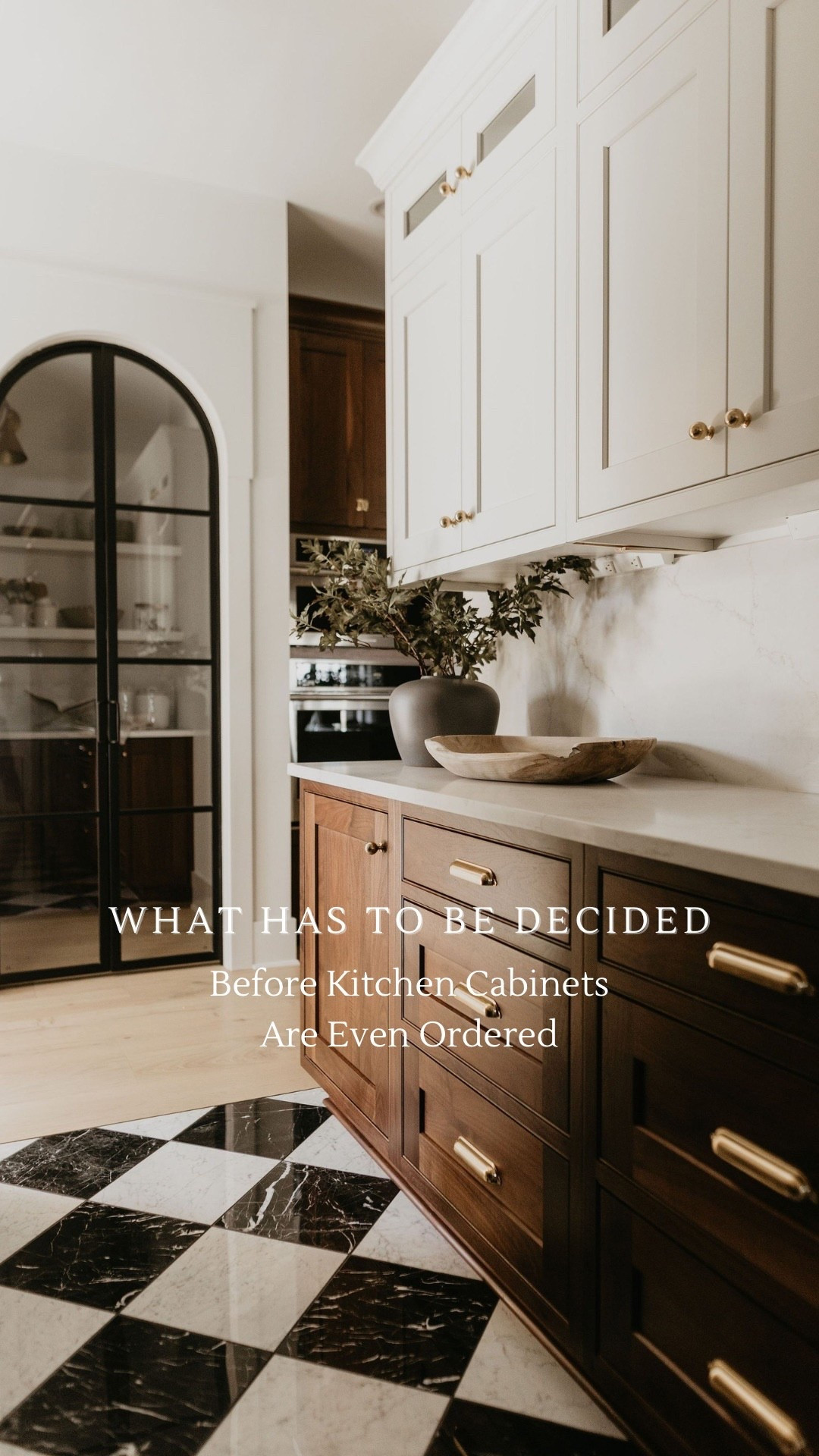 What has to be decided before kitchen cabinets are even ordered.

Transitional kitchen 

#LTKHome #LTKstorytime #LTKSeasonal