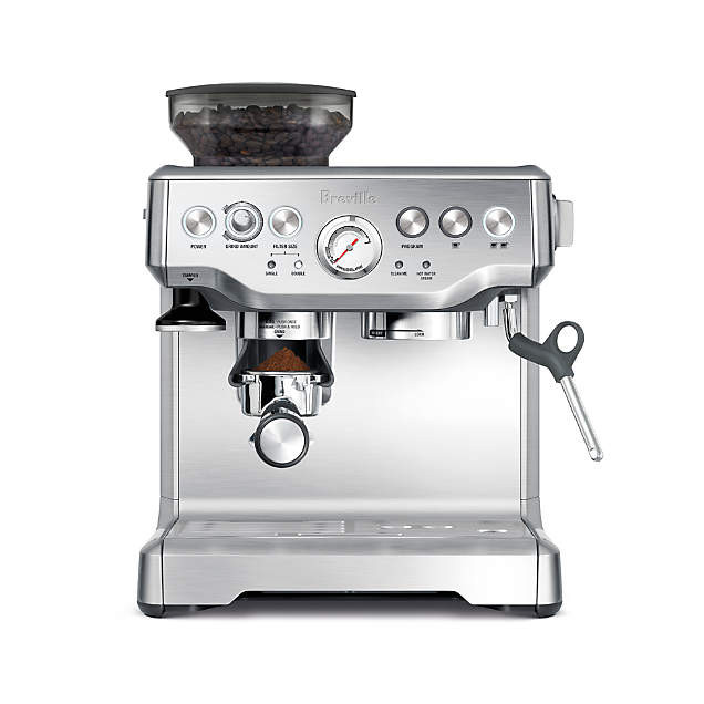 Breville Barista Touch Black Truffle Espresso Machine + Reviews | Crate and Barrel | Crate & Barrel